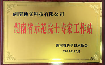 頂立科技獲評“2017年示范院士專(zhuān)家工作站”