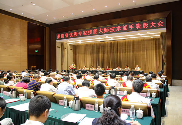 湖南省優(yōu)秀專(zhuān)家技能大師技術(shù)能手表彰大會(huì ).JPG